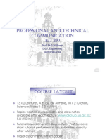 PROFESSIONAL AND TECHNICALCOMMUNICATION Lecture 1 PPT