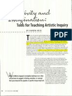 Tools for Teaching Artistic Inquiry