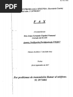 Providencia Tribunal Supremo