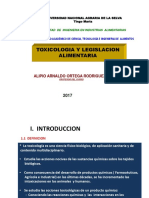 Toxicolog. y Legislación Aliment.