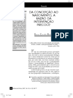 Da Concepção Ao Nascimento, A Razão Da Intervenção Precoce PDF