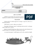 GUIA N°4 REFORZAMIENTO Comprensión Lectora