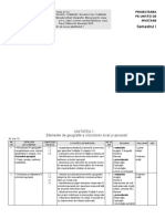 Proiectare - Geografie Sem 1