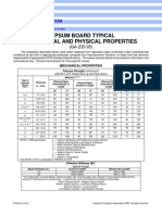 Gypsum Board Mechanical Properties GA 235 05b