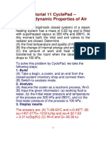 Tutorial 11 Cyclepad - Thermodynamic Properties of Air: 1. Build