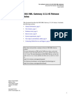 OSS XML Gateway 2.5.2.45 Release Notes