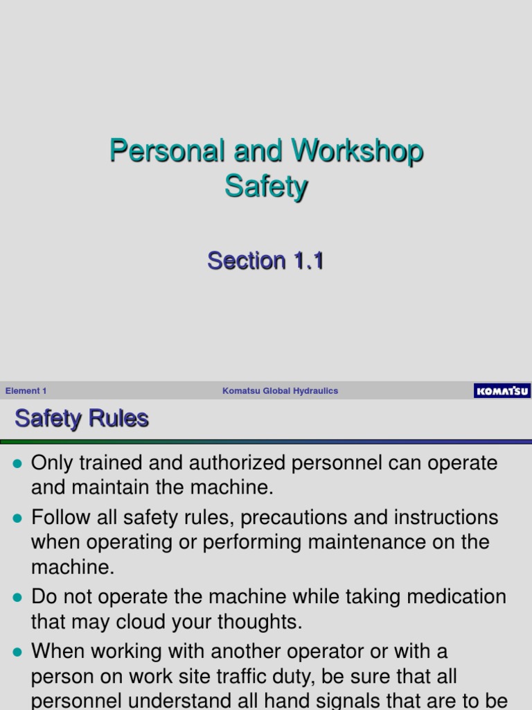 1 1 Machine Safety Pdf Flammability Safety