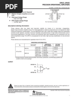 OP07C Precision Op Amp
