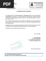 Touseef Experience Certificate PDF