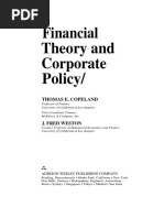 Financial Theory and Corporate Policy