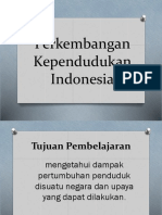 Perkembangan Kependudukan Indonesia