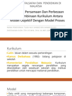 Persamaan Dan Perbezaan Teori Pembinaan Kurikulum Antara Model Objektif Dan Model Proses