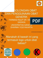 PIO Penggolongan Obat Dan Obat Generik