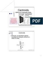 Centroids by Composite Areas PDF