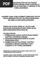 Prakata Ketua Panitia Hut Persit