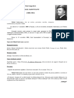 fisa biografica sadoveanu