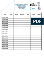 Formatos de Horarios 