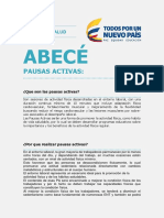 Abece Pausas Activas PDF