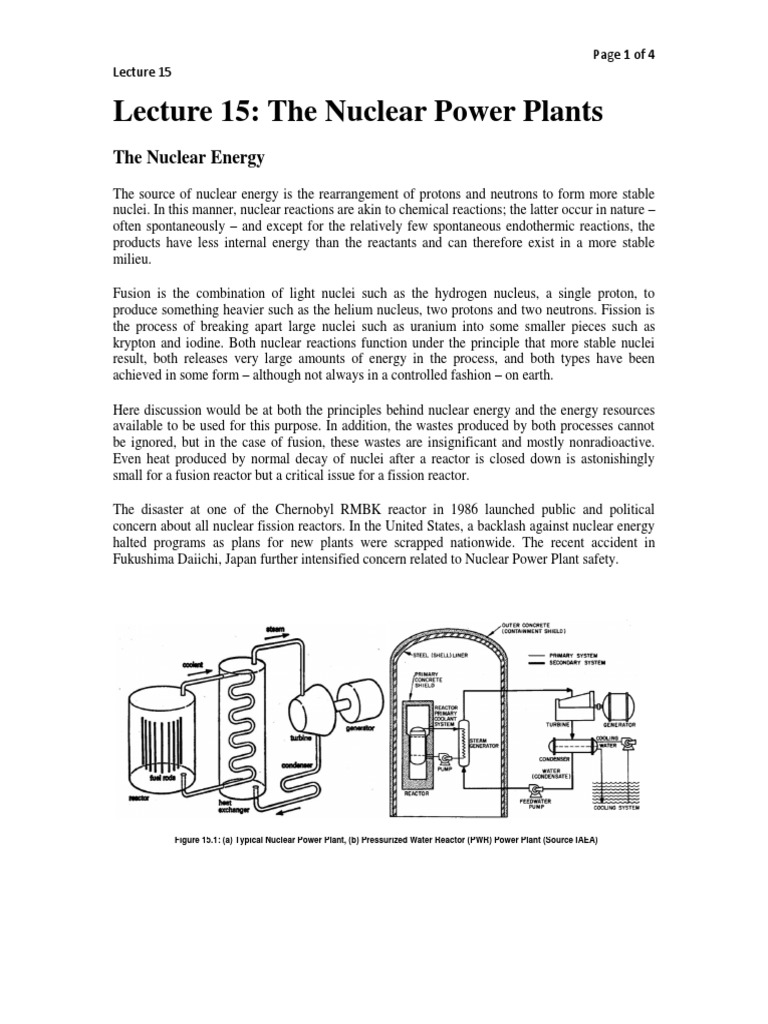 Lecture 15 The Nuclear Energy Neutron Proton - 