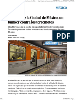 El Metro de La Ciudad de México, Un Búnker Contra Los Terremotos - Internacional - EL PAÍS