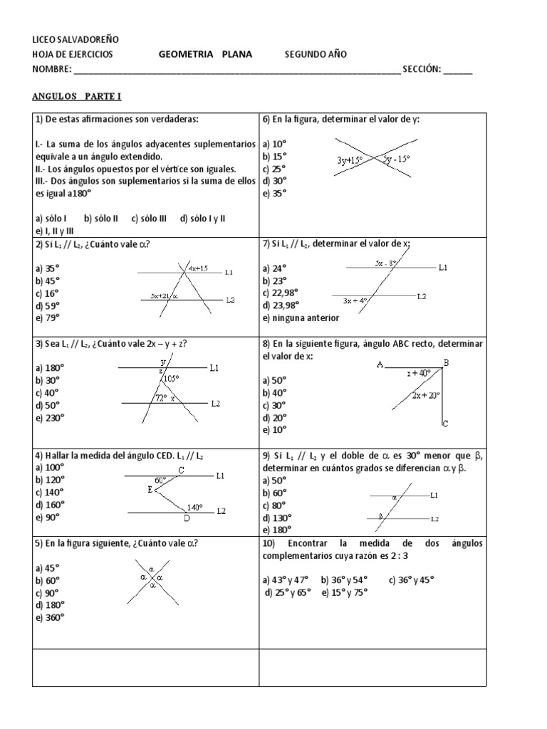 Ejercicios Resueltos de Geometría Plana | PDF | Triángulo | Formas ...