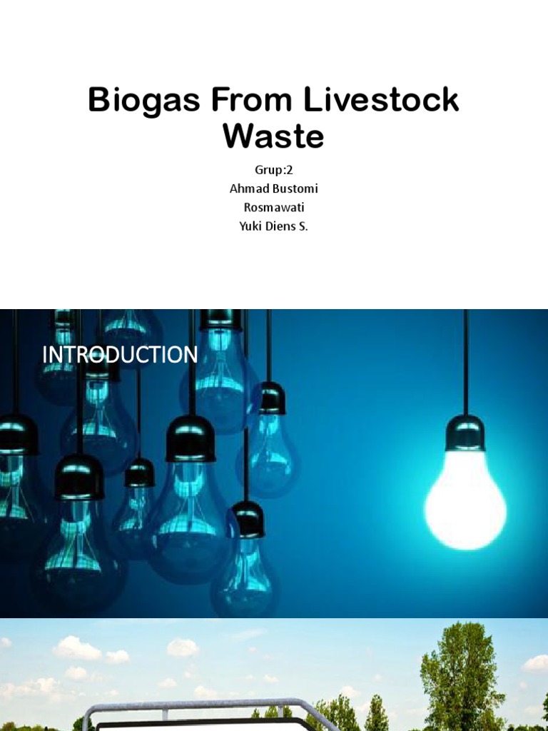 Biogas From Livestock Waste | PDF | Biogas | Anaerobic Digestion