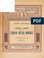 Sidgwick - Prime Linee Di Una Storia Della Morale