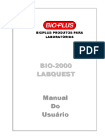 BioPlus produtos para laboratórios - Manual do usuário BIO-2000/LABQUEST