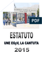 Estatuto de La Une Egyv, La Cantuta, 2015