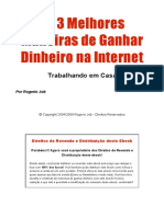 As 3 Melhores Maneiras de Ganhar Dinheiro Na Internet PDF