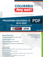 Programa Nacional de Inglés 2025