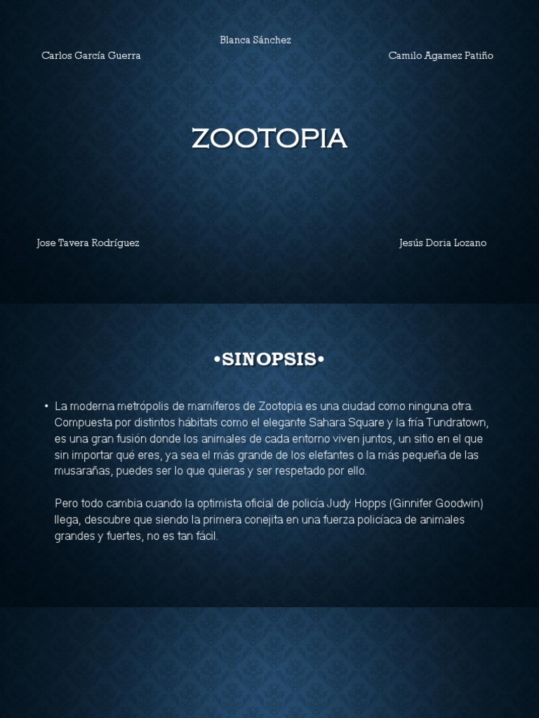Zootopia | PDF
