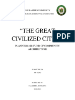 "The Great Civilized Cities": Planning 241: Fund of Community Architecture