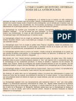 24. La Antropología Como Campo de Estudio. Diversas Concepciones de La Antropología