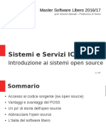MasterSL ICT 01.introduzione Ai Sistemi OpenSource