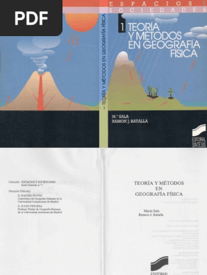 Biologia Teoria Y Metodos En Geografia Fisica Naturaleza - 