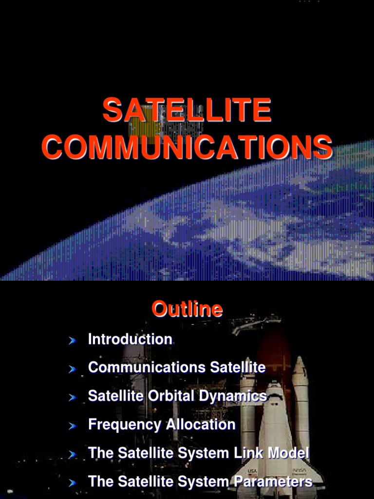 First Commercial Communication Satellite | PDF | Communications ...