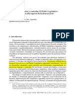 Moscoso - Representar, Legislar y Controlar. El Poder Legislativo Argentino