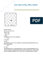 Estudio de Ajedrez Mate de Rey, Alfil y Caballo PDF