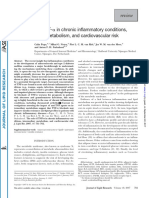 The Role of TNF-a in Chronic Inflammatory Conditions, Intermediary Metabolism, and Cardiovascular Risk