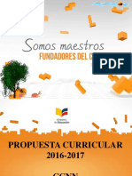 CCNN - Propuesta Curricular 2016