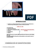 Síndrome de solapamiento de manifestaciones de LES, esclerodermia, miositis y artritis reumatoide