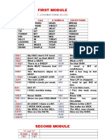 First Module: I Ea-Ee I (Ie) I (Ie) 2 Vowels Exceptions