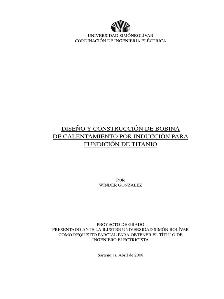 Calentamiento Induccion PDF PDF Inductor Resistencia Eléctrica y