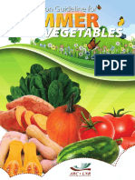 Production Guideline For Summer Vegetables