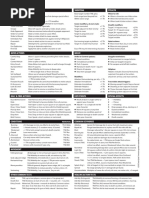 Combat Actions Cheat Sheet 5E | PDF | Projectile Weapons | Hazards