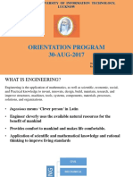 Orientation Program 30-AUG-2017: Presented By:-Rohit Rai