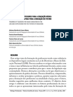 A Formação de Professores Para a Educação Básica