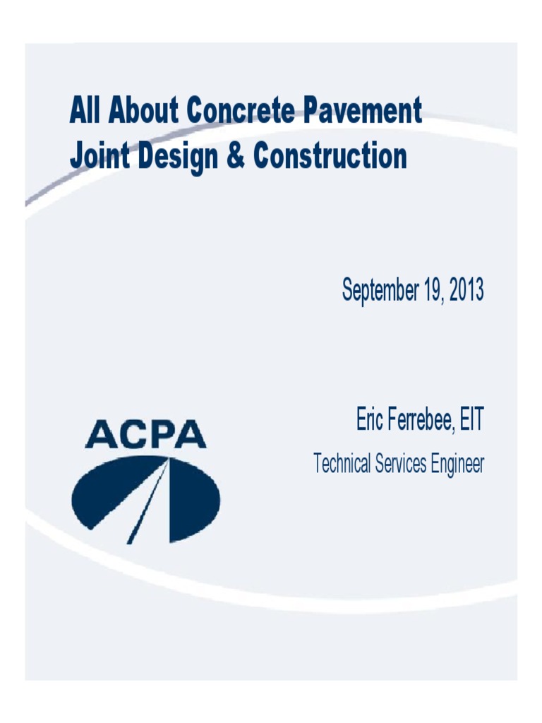 All About Concrete Pavement Joint Design PDF PDF Road Surface Road