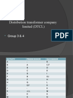 Distribution Transformer Company Limited (DTCL) : Group 3 & 4